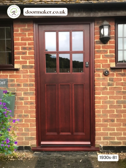 mahogany door 1930s style